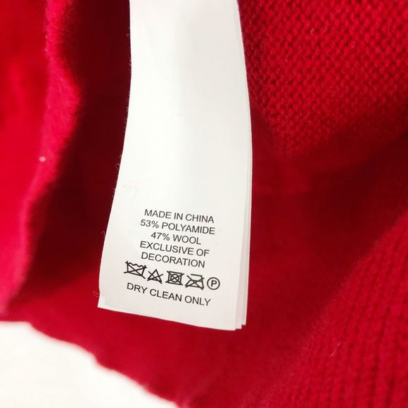 Kate Spade 'All Dolled Up' Embroidered Sweater Red - Picture 10 of 10